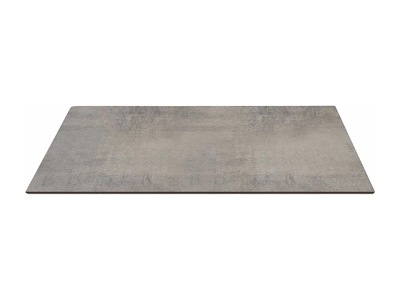 MilaniHome.it - Piano Per Tavolo Moderno A Colonna Da Assemblare Ideale Per Bar E Ristoranti, Cm 80x80x10 Hdi coloreCemento