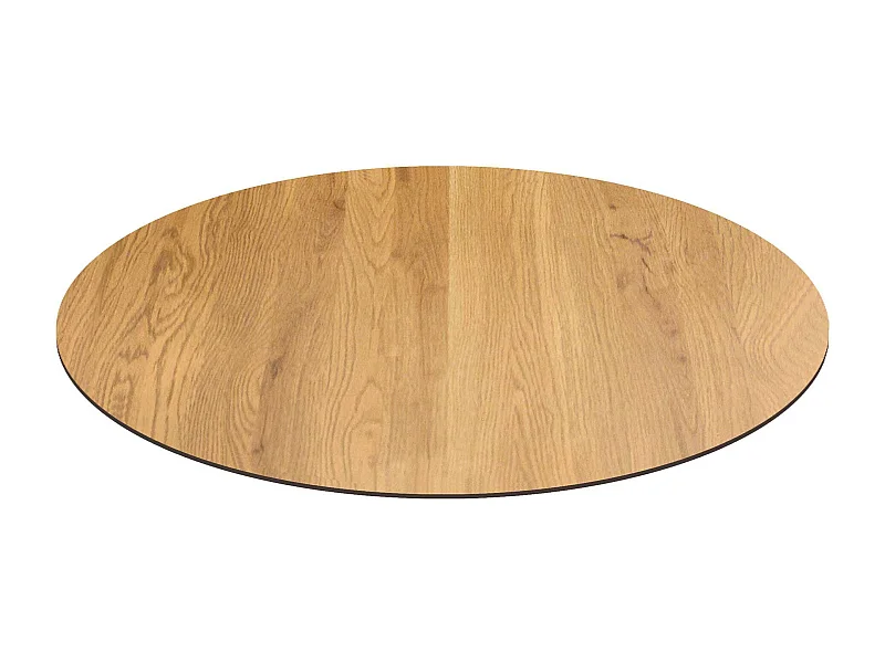 MilaniHome.it - Piano Per Tavolo Moderno A Colonna Da Assemblare Ideale Per Bar E Ristoranti, Cm Diametro: 80x10 Hdi coloreMarrone