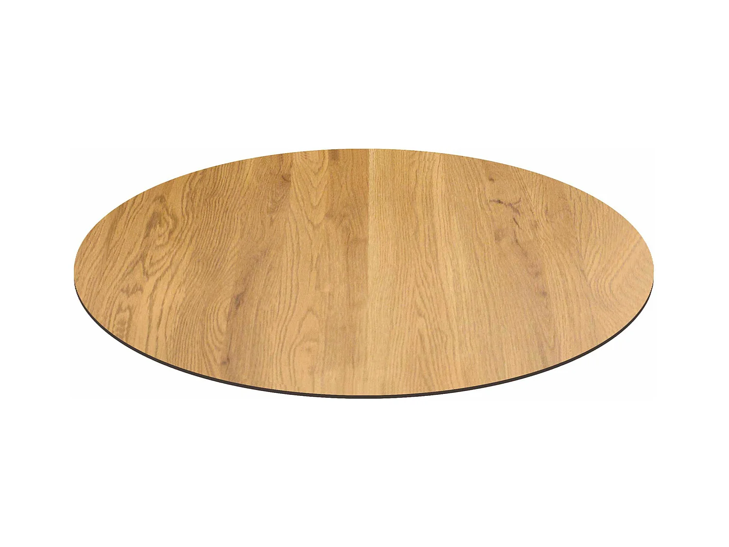 MilaniHome.it - Piano Per Tavolo Moderno A Colonna Da Assemblare Ideale Per Bar E Ristoranti, Cm Diametro: 70x10 Hdi coloreMarrone