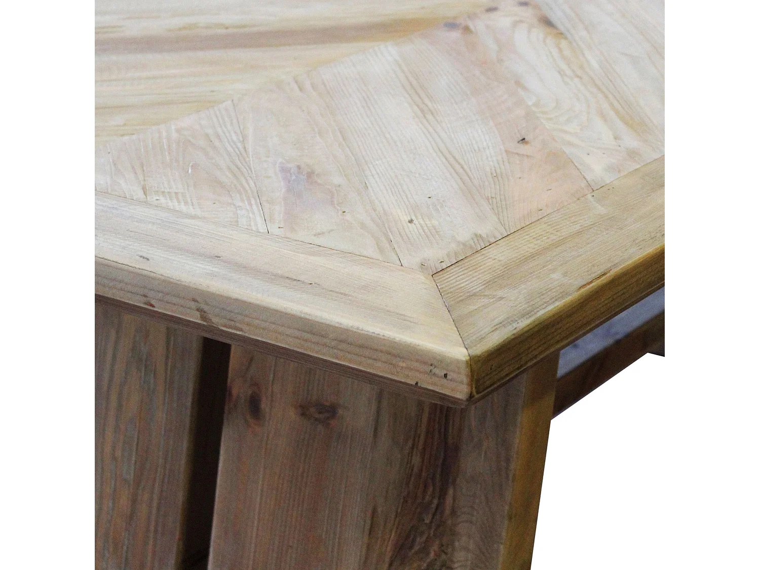 MilaniHome.it - Tavolo da pranzo in legno massiccio di design moderno industrial cm 180 x 95 x 76 hdi coloreMarrone