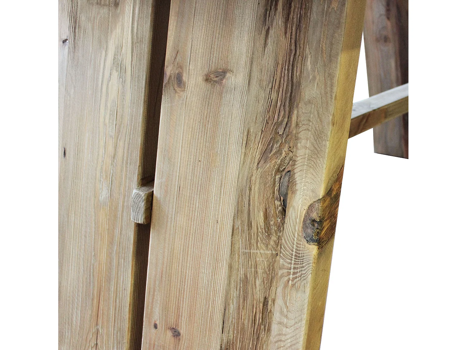 MilaniHome.it - Tavolo da pranzo in legno massiccio di design moderno industrial cm 180 x 95 x 76 hdi coloreMarrone