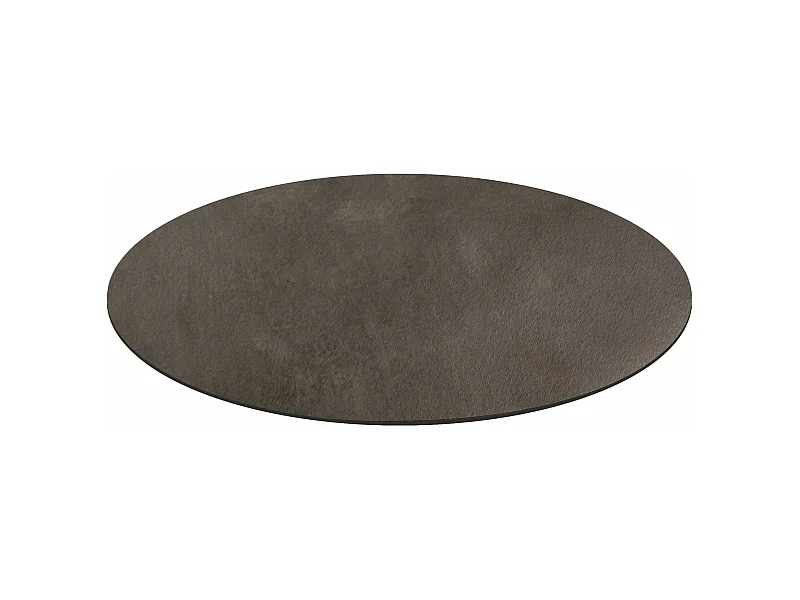 MilaniHome.it - Piano Per Tavolo Moderno A Colonna Da Assemblare Ideale Per Bar E Ristoranti, Cm Diametro: 60x10 Hdi coloreAntracite