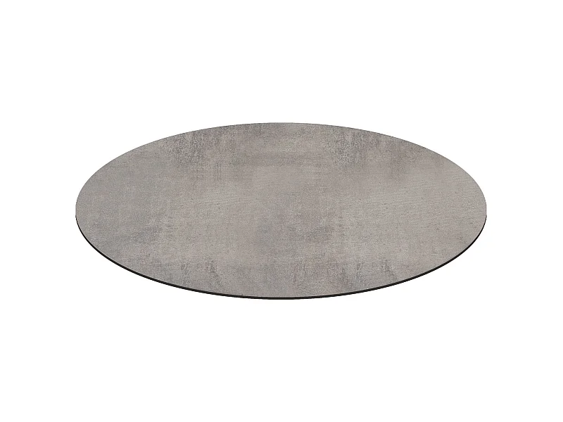 MilaniHome.it - Piano Per Tavolo Moderno A Colonna Da Assemblare Ideale Per Bar E Ristoranti, Cm Diametro: 60x10 Hdi coloreCemento