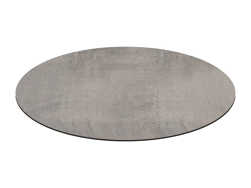 MilaniHome.it - Piano Per Tavolo Moderno A Colonna Da Assemblare Ideale Per Bar E Ristoranti, Cm Diametro: 60x10 Hdi coloreCemento