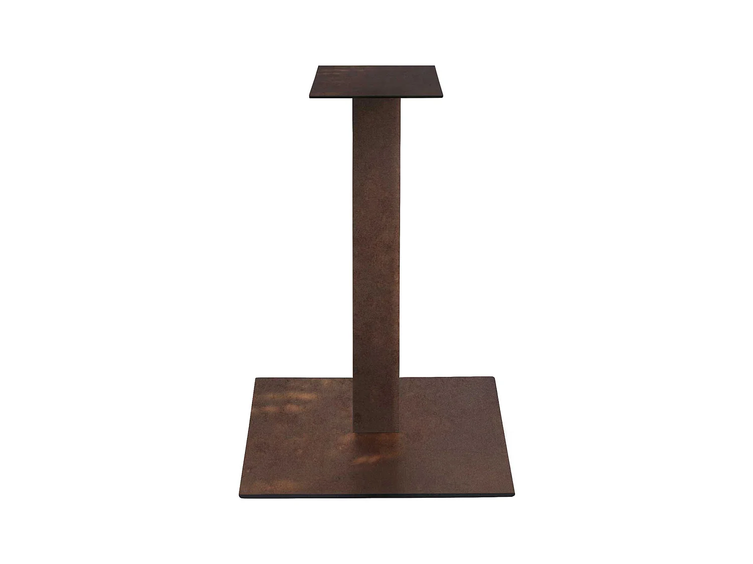 MilaniHome.it - Base Per Tavolo A Colonna Componibile Per Bar E Ristoranti, Cm 50x50x105 Hdi coloreBronzo