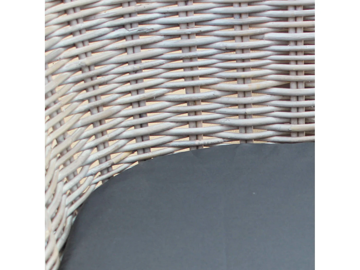 MilaniHome.it - salotto da giardino in rattan 2 posti con cuscini di design per esterno giardino cm 125 l x 85 p x 70 hdi coloreGrigio