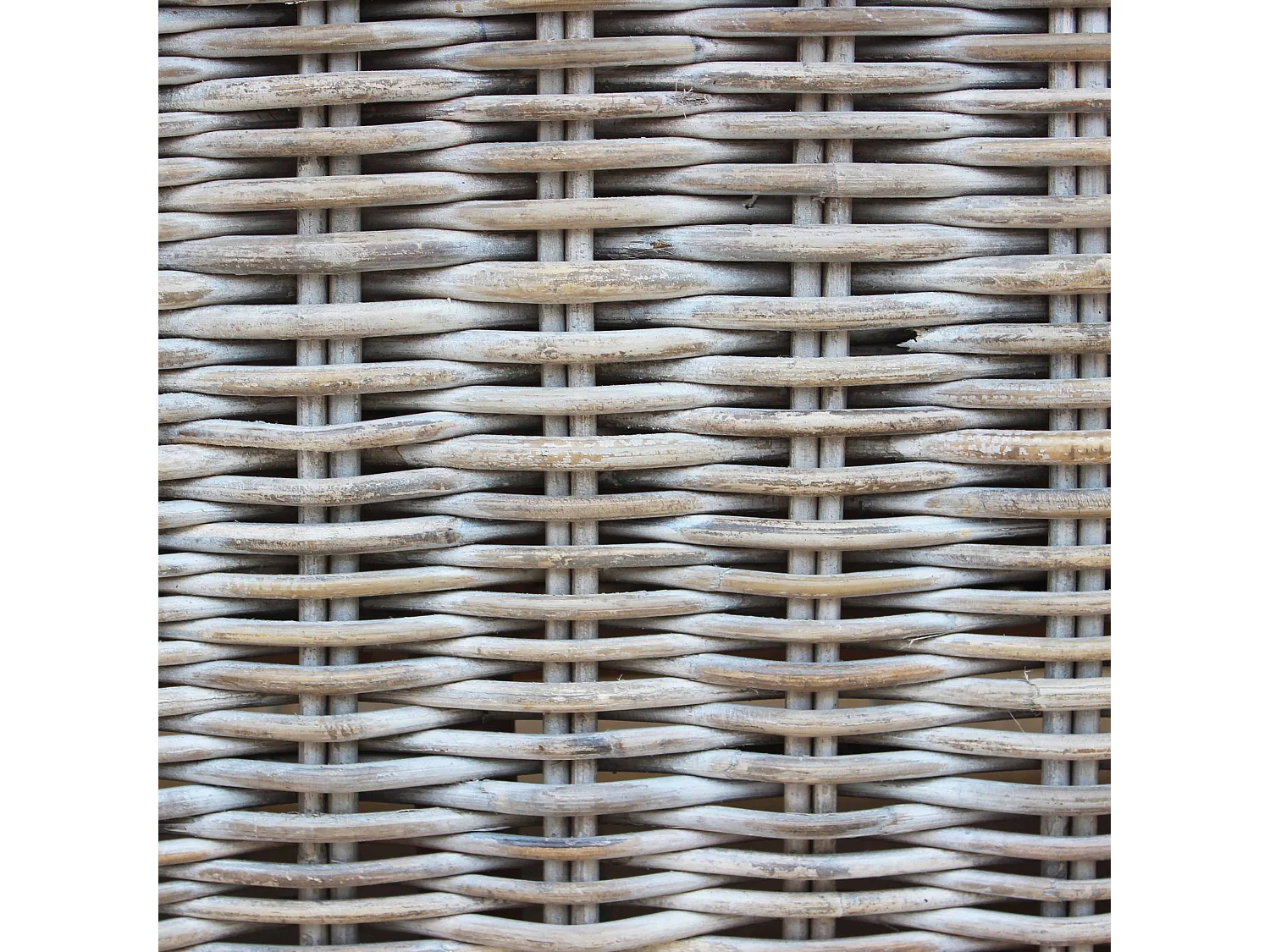 MilaniHome.it - salotto da giardino in rattan 2 posti con cuscini di design per esterno giardino cm 125 l x 85 p x 70 hdi coloreGrigio