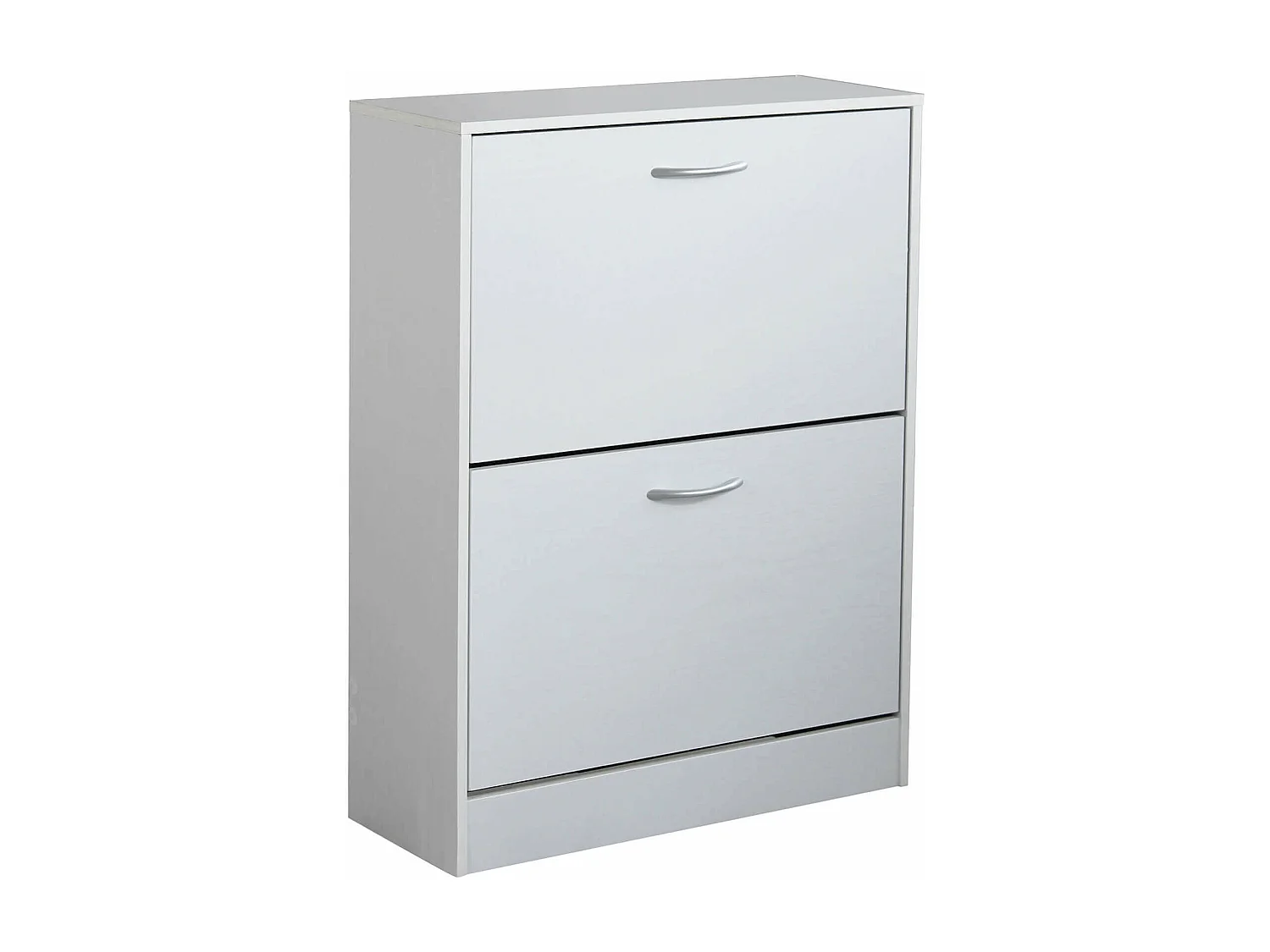 MilaniHome.it - Scarpiera Con 2 Ante In Legno Di Design Porta Scarpe Di Alta Qualità, Cm 60x24x80 H Colore: Biancodi coloreBianco