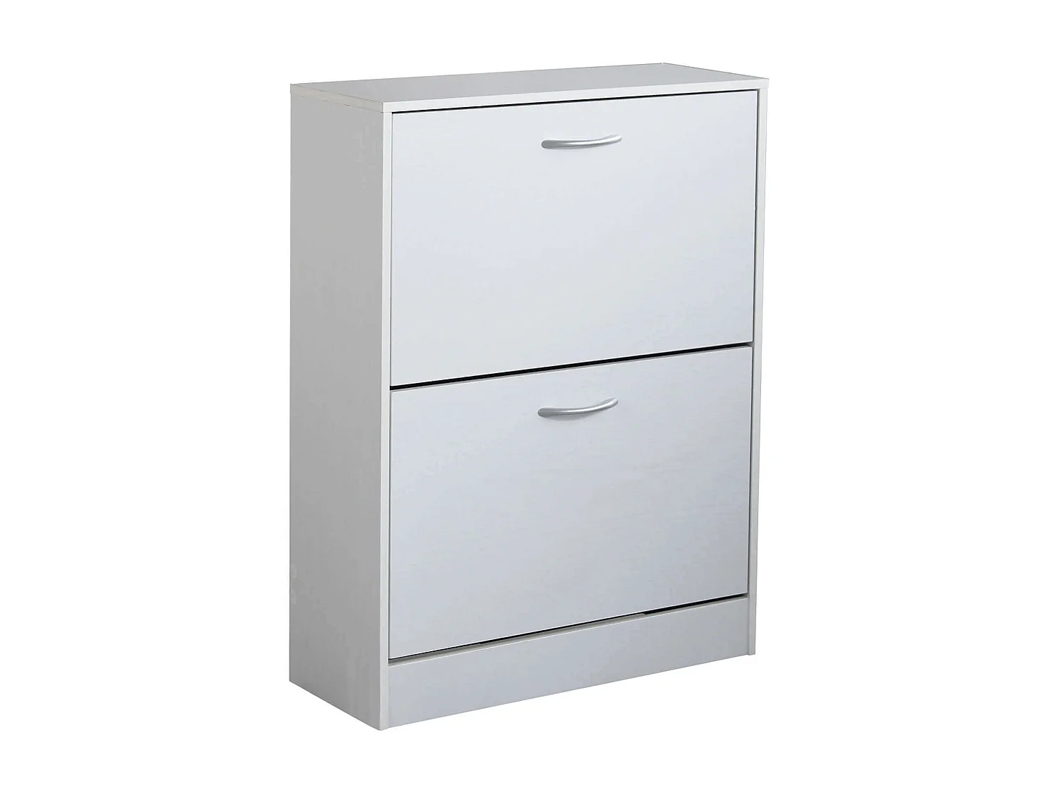 MilaniHome.it - Scarpiera Con 2 Ante In Legno Di Design Porta Scarpe Di Alta Qualità, Cm 60x24x80 H Colore: Biancodi coloreBianco