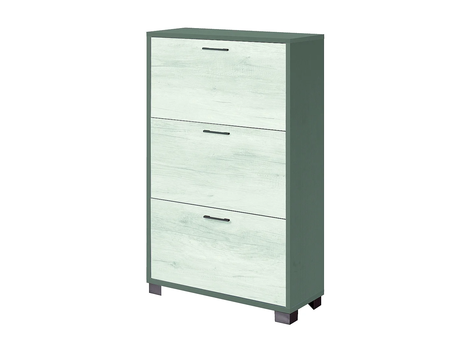 MilaniHome.it - scarpiera a 3 ante di design moderno cm 70 l x 29 p x 115 hdi coloreBianco