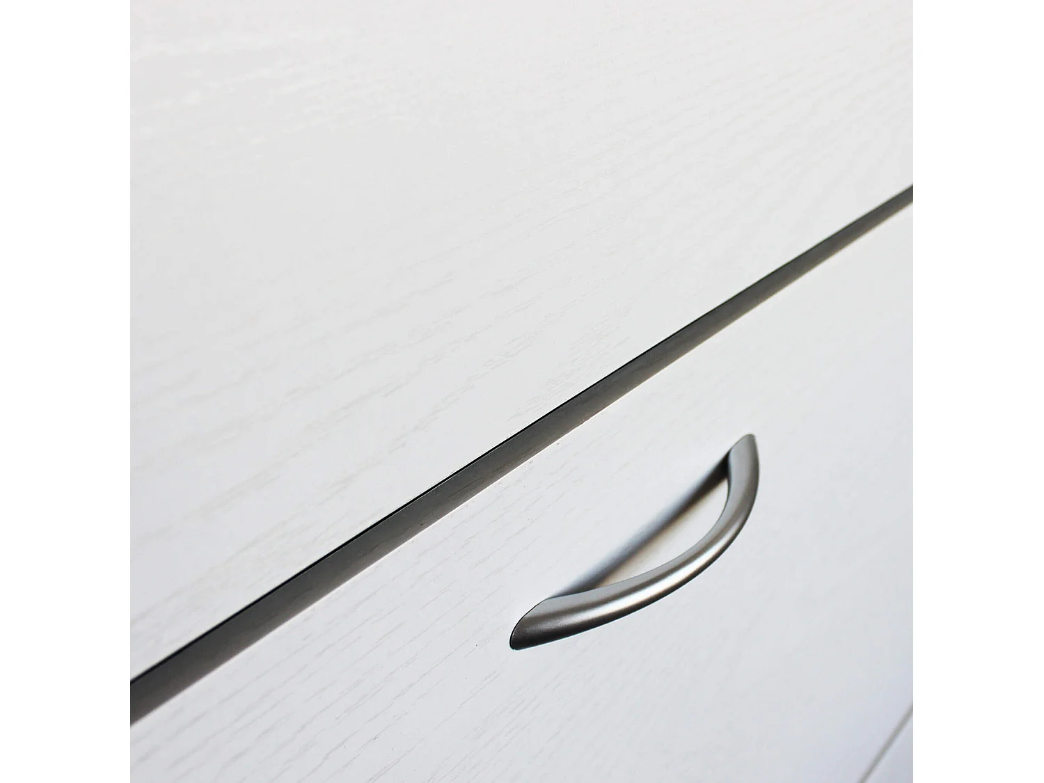 MilaniHome.it - Scarpiera Con 3 Ante In Legno Di Design Porta Scarpe Di Alta Qualità, Cm 60x24x115 H Colore: Biancodi coloreBianco