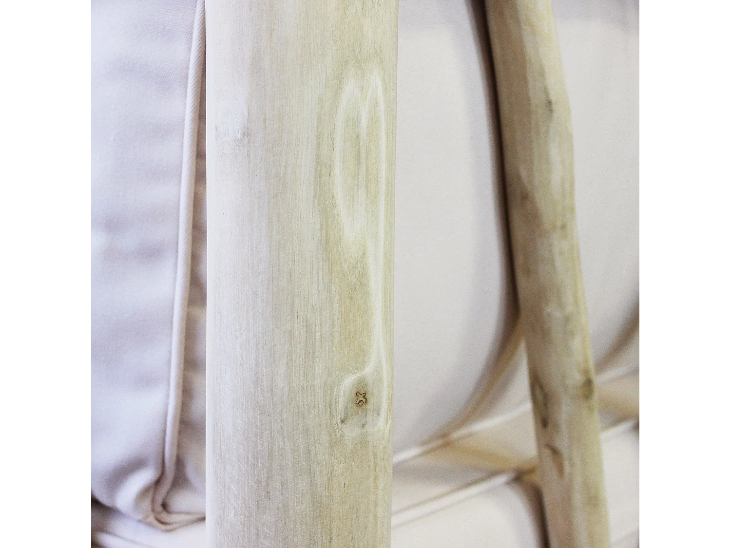 MilaniHome.it - poltrona da esterno in teak di design per esterno giardino cm 92 l x 92 p x 77 hdi coloreBianco