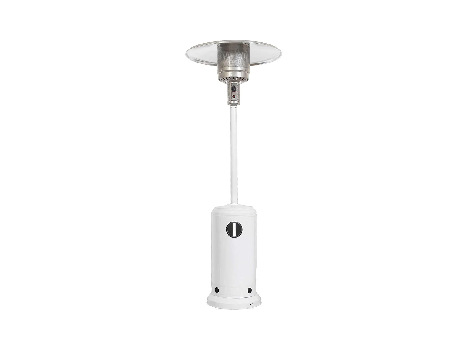 MilaniHome.it - Fungo Riscaldante Per Esterno Stufa Per Giardino In Acciaio A Gas Butano Calore Per Bar Ristorante Albergodi coloreBianco
