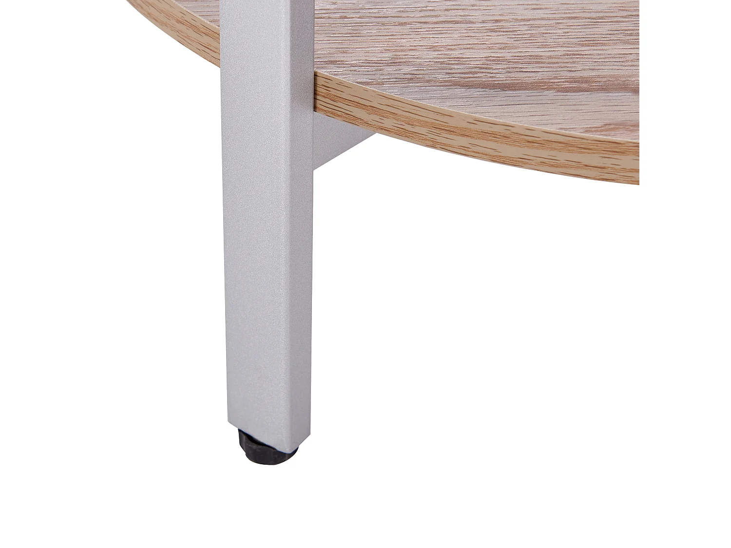 Bijzettafel LOVELL Veiligheidsglas Zilver