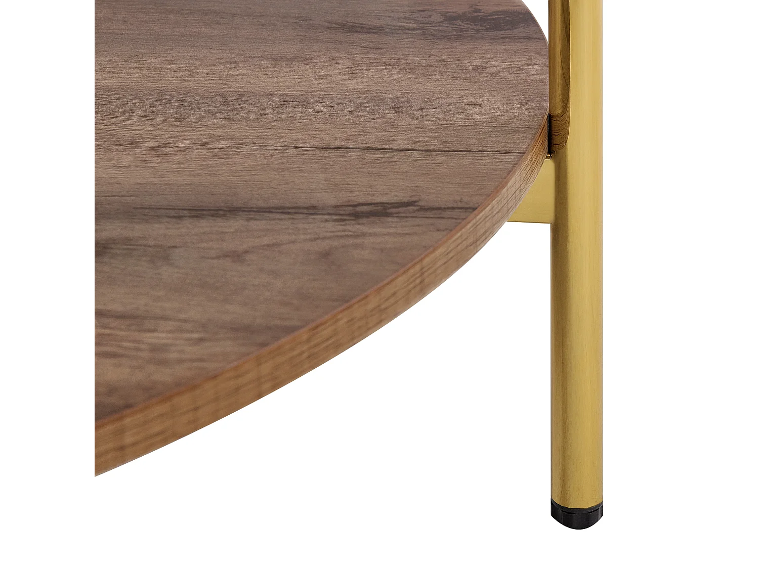 Beistelltisch LOVELL Sicherheitsglas Gold