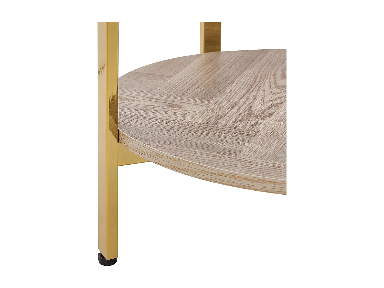 Mesa de apoio LOVELL Vidro de segurança (temperado) Dourado