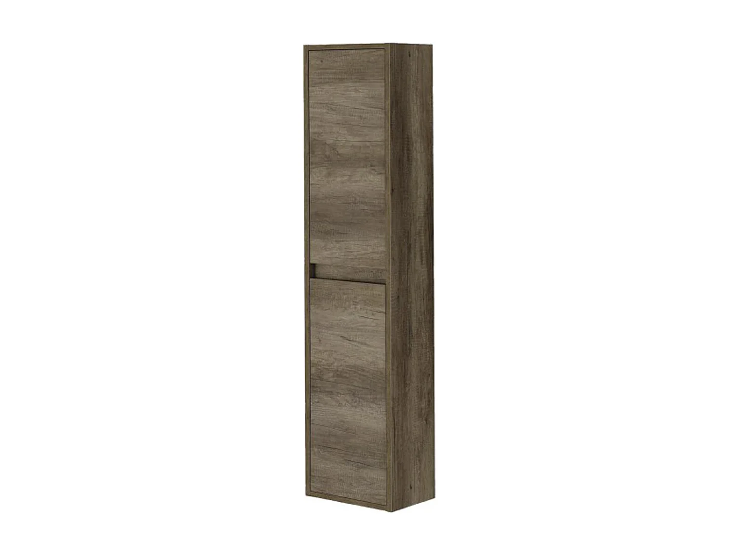 Colonne Salle de Bain Suspendue avec 2 portes couleur nordik - Longueur 30 x Hauteur 140 x Profondeur 26 cm