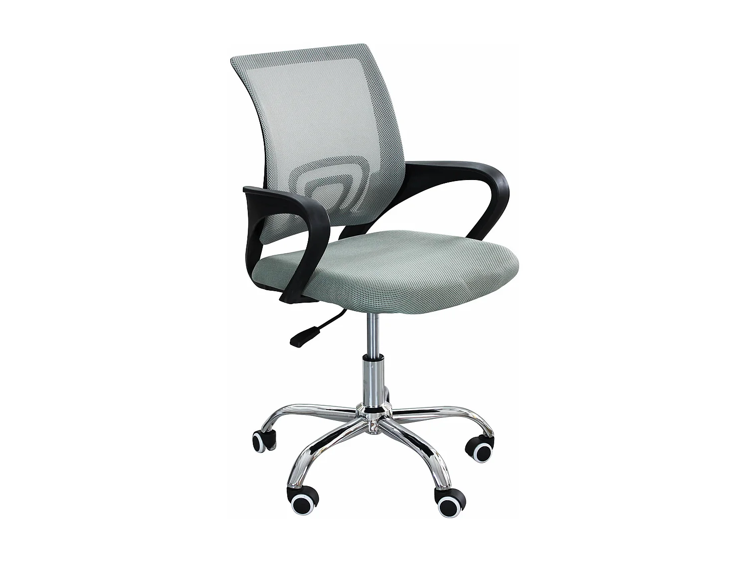 MilaniHome.it - sedia da ufficio ergonomica con poggiatesta e supporto lombare sedia da lavoro girevole regolabiledi coloreGrigio chiaro