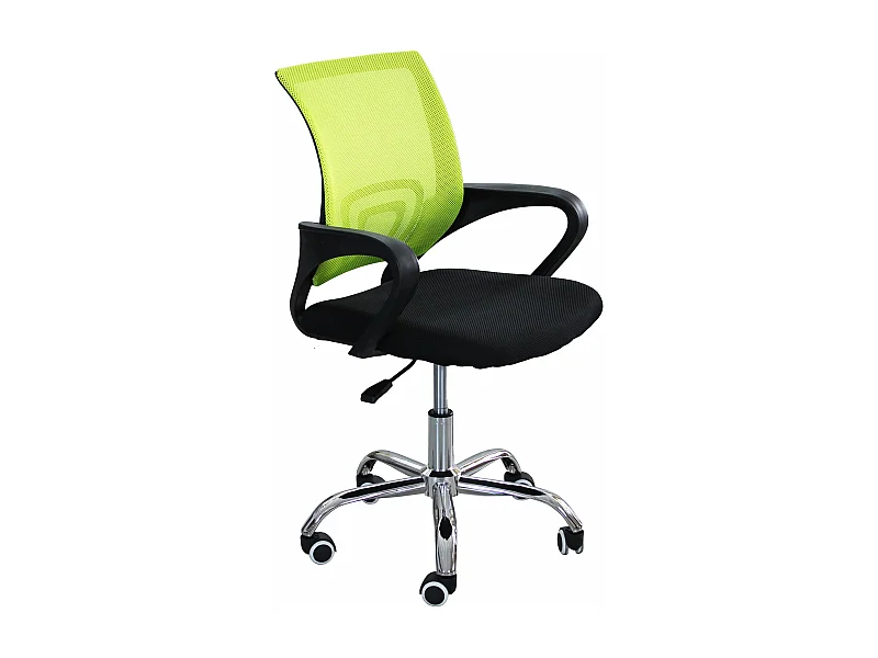 MilaniHome.it - sedia da ufficio ergonomica con poggiatesta e supporto lombare sedia da lavoro girevole regolabiledi coloreGiallo