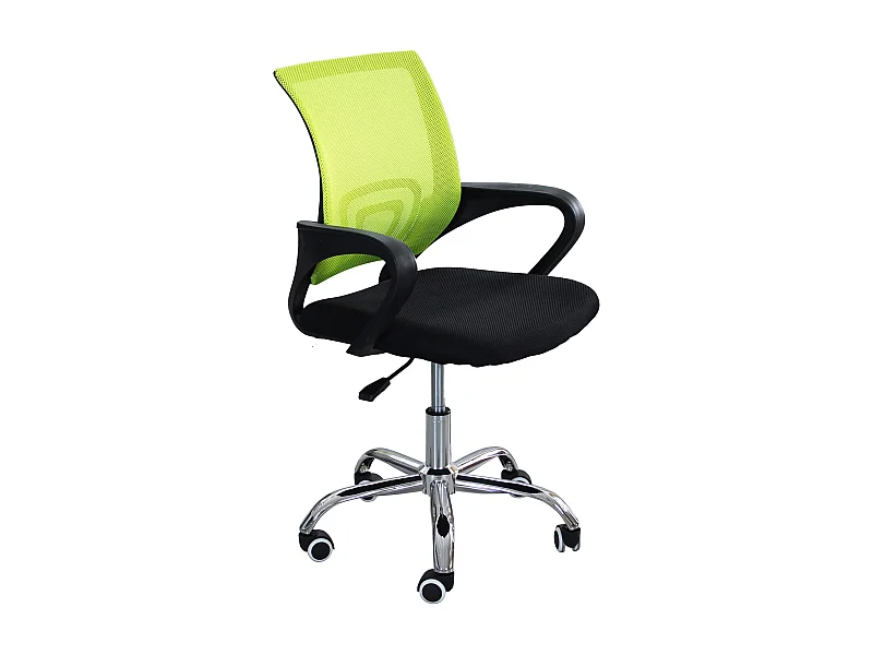 MilaniHome.it - sedia da ufficio ergonomica con poggiatesta e supporto lombare sedia da lavoro girevole regolabiledi coloreGiallo