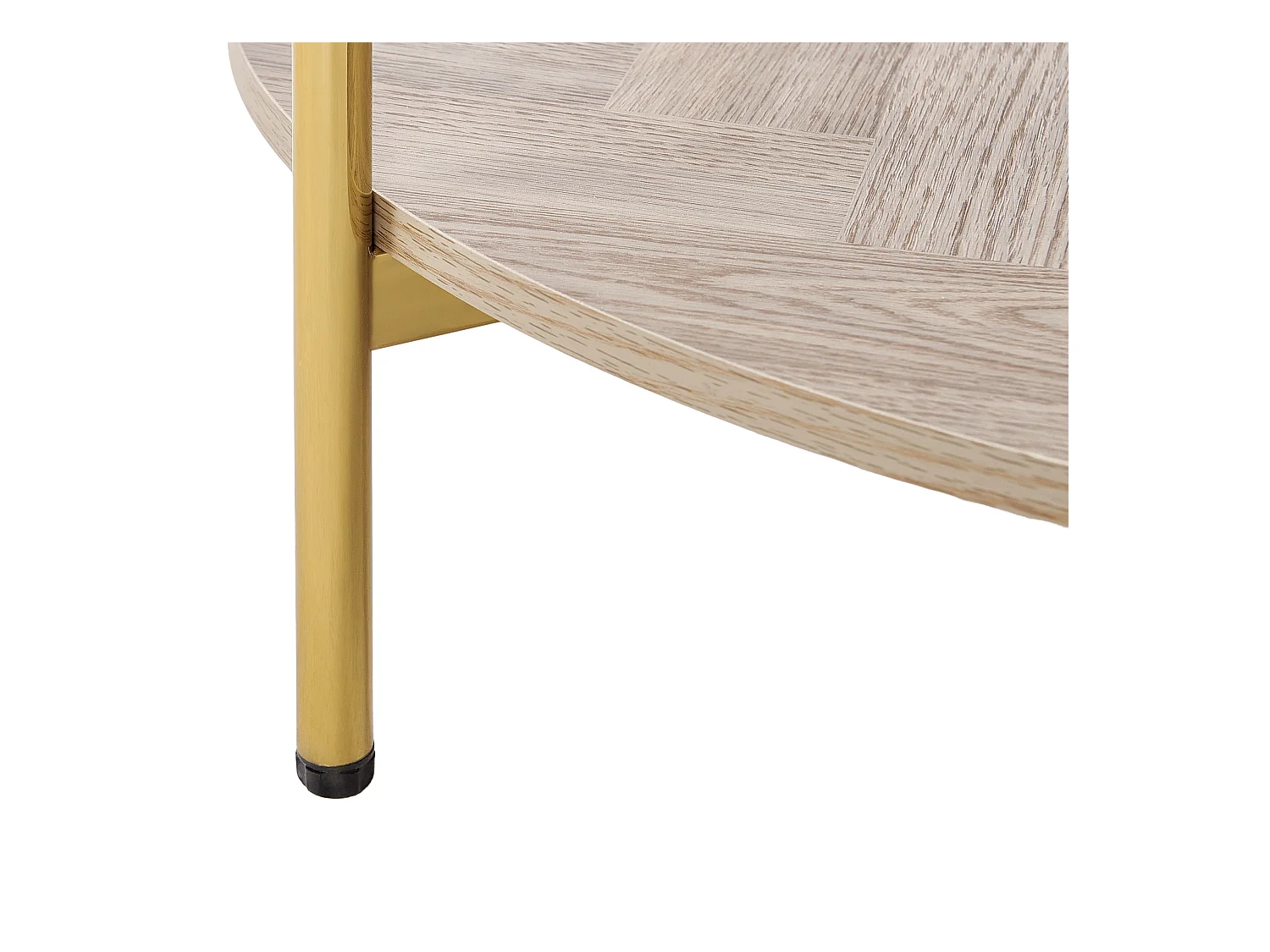 Table basse LOVELL Verre de sécurité Doré