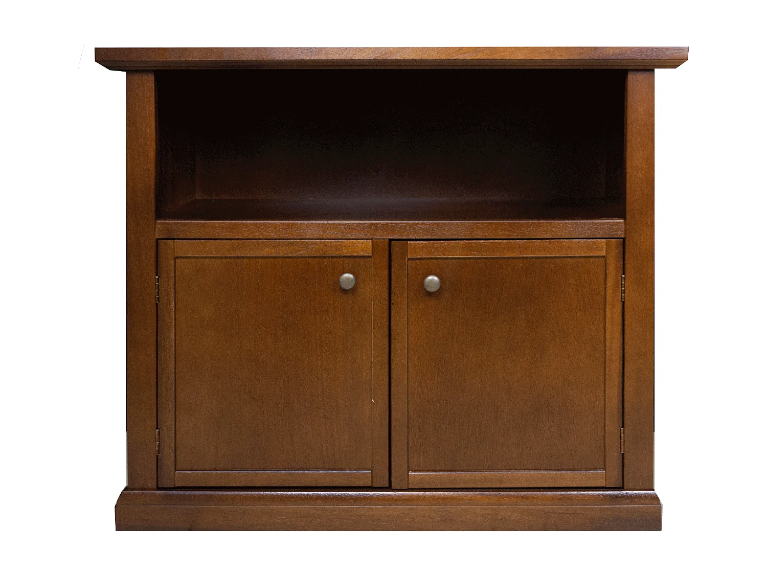 MilaniHome.it - Mobile Tv Porta Tv Tinta Noce 84x40x75 Per Interno Sala Da Pranzo Salotto Cucina Ufficio Massello Arte Poveradi coloreTinta noce