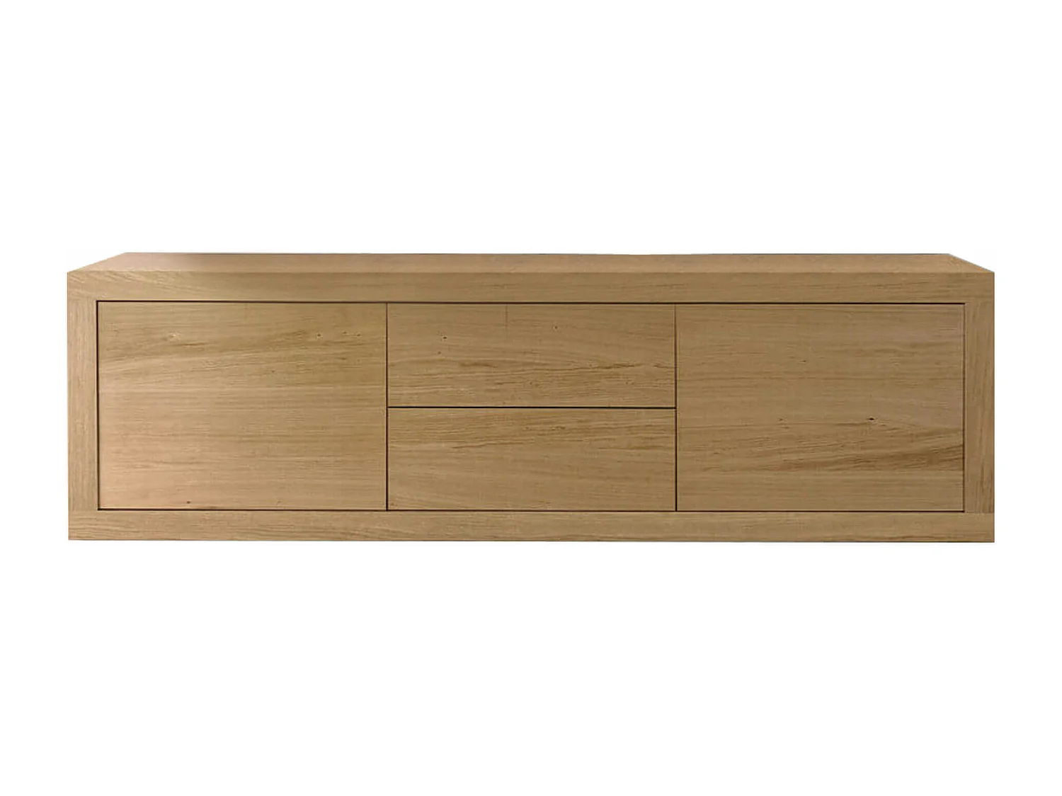 MilaniHome.it - Mobile Tv Porta Tv Cm 170x45x50 H Legno Naturale Per Interno Casa Salotto Soggiorno Camera Da Lettodi coloreMarrone