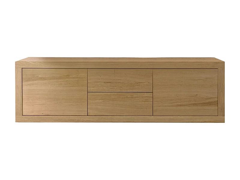 MilaniHome.it - Mobile Tv Porta Tv Cm 170x45x50 H Legno Naturale Per Interno Casa Salotto Soggiorno Camera Da Lettodi coloreMarrone