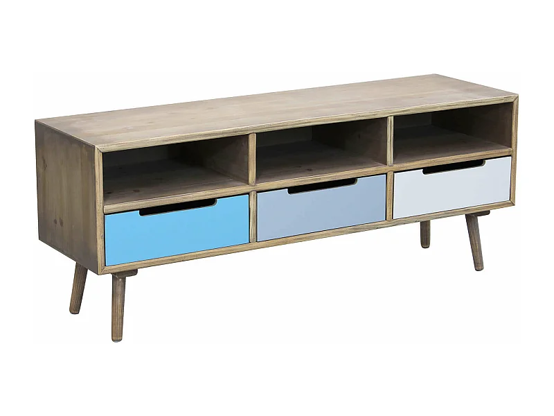 MilaniHome.it - Porta Tv Televisione Per Sala Salotto Soggiorno Design Moderno Legno Coloratodi coloreMulticolor