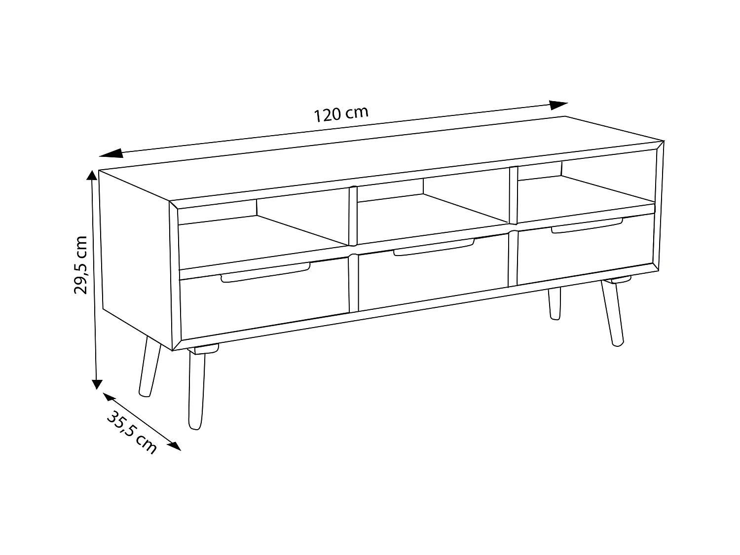 MilaniHome.it - Porta Tv Televisione Per Sala Salotto Soggiorno Design Moderno Legno Coloratodi coloreMulticolor