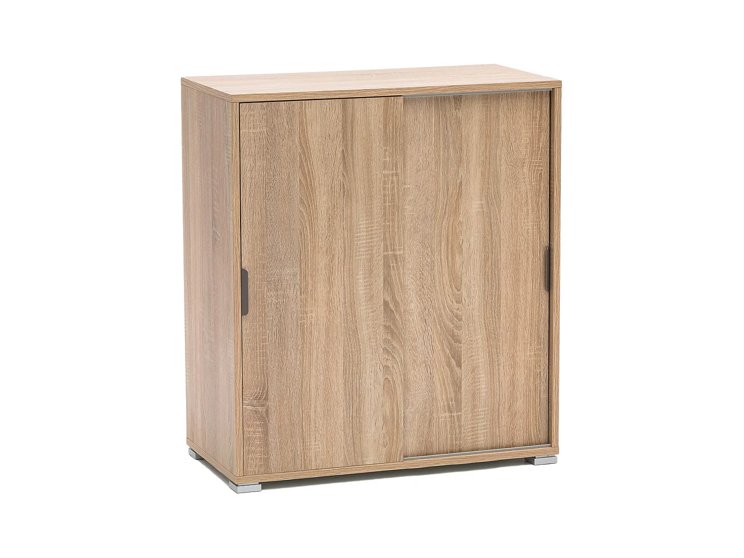 MilaniHome.it - armadietto con 2 ante per soggiorno cucina bagno fatto in Italia cm 75x38x85 hdi coloreMarrone chiaro