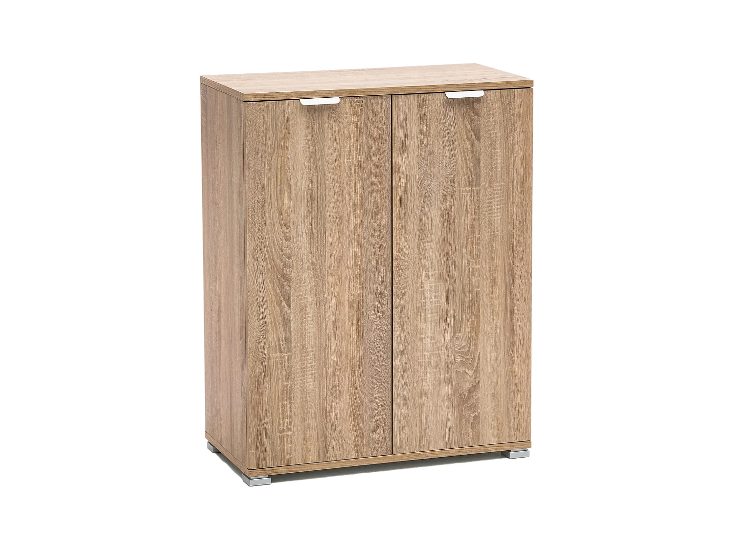 MilaniHome.it - armadietto 2 ante per soggiorno cucina bagno fatto in Italia cm 60x38x85 hdi coloreMarrone chiaro