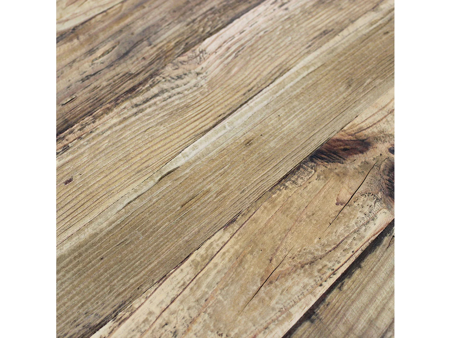 MilaniHome.it - Comodino Per Camera Da Letto In Legno Di Pino Riciclato Di Design Stile Vintage Country Moderno , Cm 55x45x62 Hdi coloreMarrone