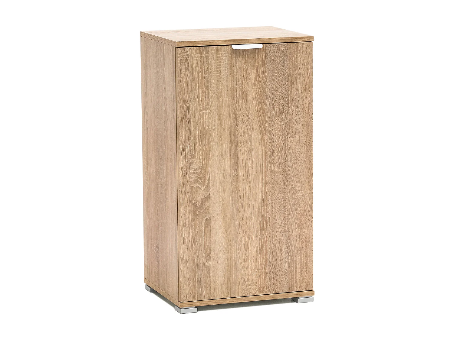 MilaniHome.it - armadietto un anta per soggiorno cucina bagno fatto in Italia cm 45x38x85 hdi coloreMarrone chiaro