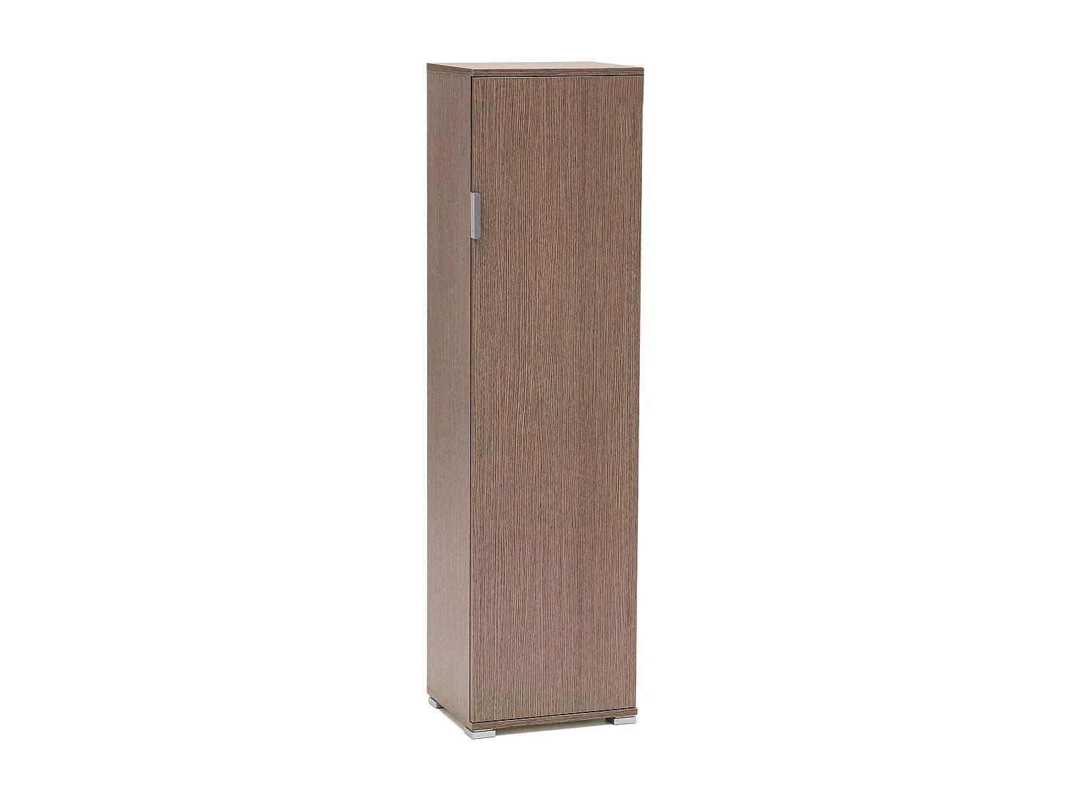 MilaniHome.it - armadiettto un anta 4 ripiani per soggiorno cucina bagno fatto in Italia cm 40x33x151 hdi coloreRovere grigio