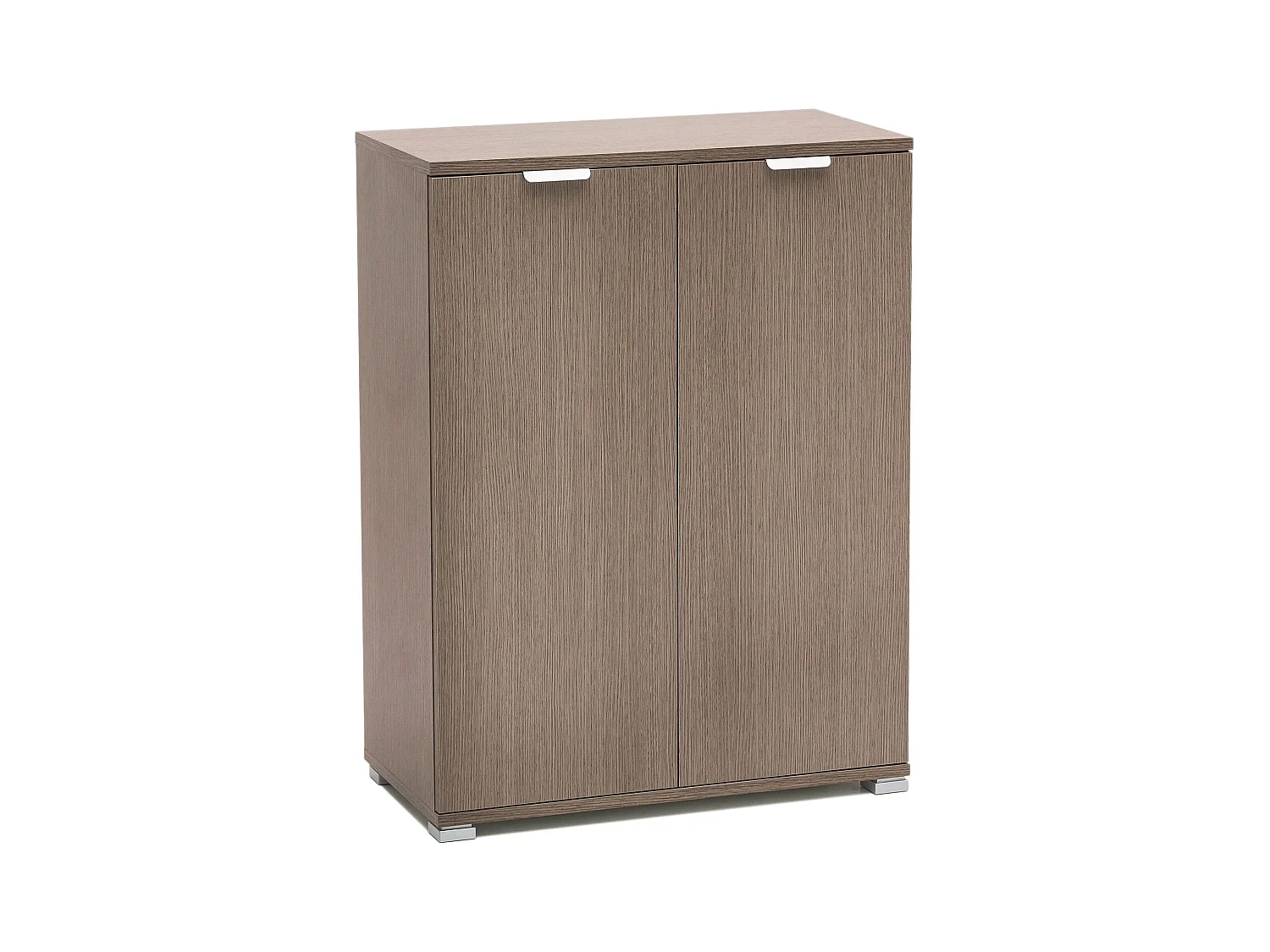 MilaniHome.it - armadietto 2 ante per soggiorno cucina bagno fatto in Italia cm 60x38x85 hdi coloreRovere grigio