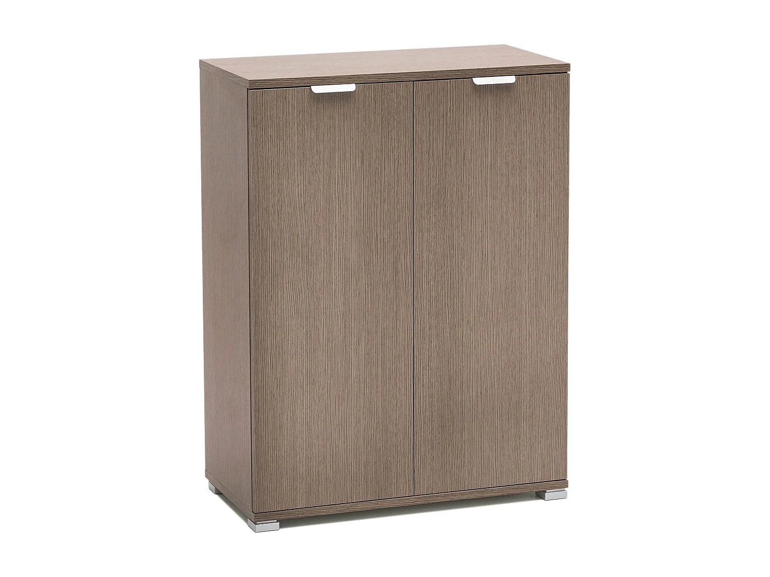 MilaniHome.it - armadietto 2 ante per soggiorno cucina bagno fatto in Italia cm 60x38x85 hdi coloreRovere grigio