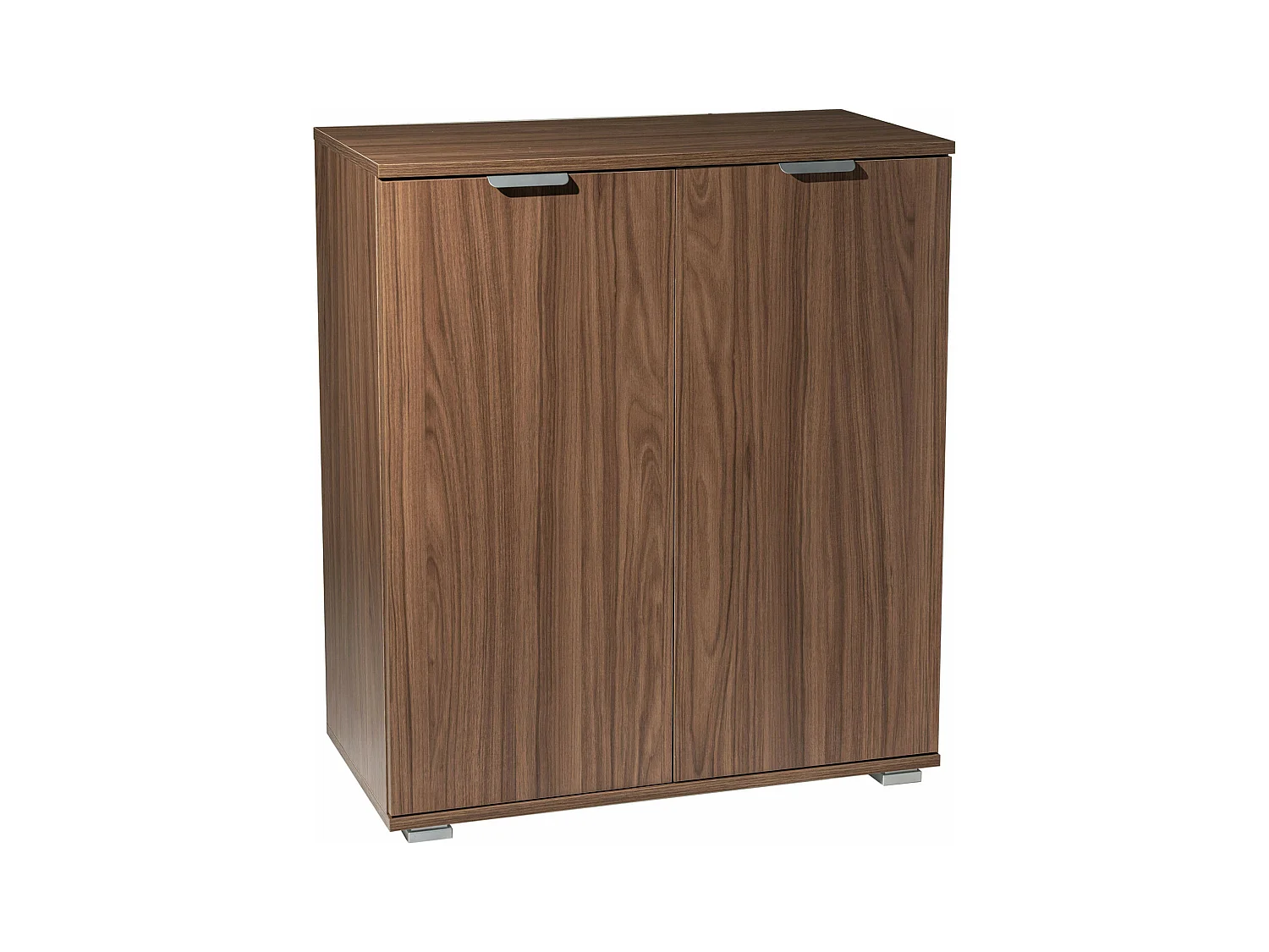 MilaniHome.it - armadietto con 2 ante per soggiorno cucina bagno fatto in Italia cm 75x38x85 hdi coloreMarrone