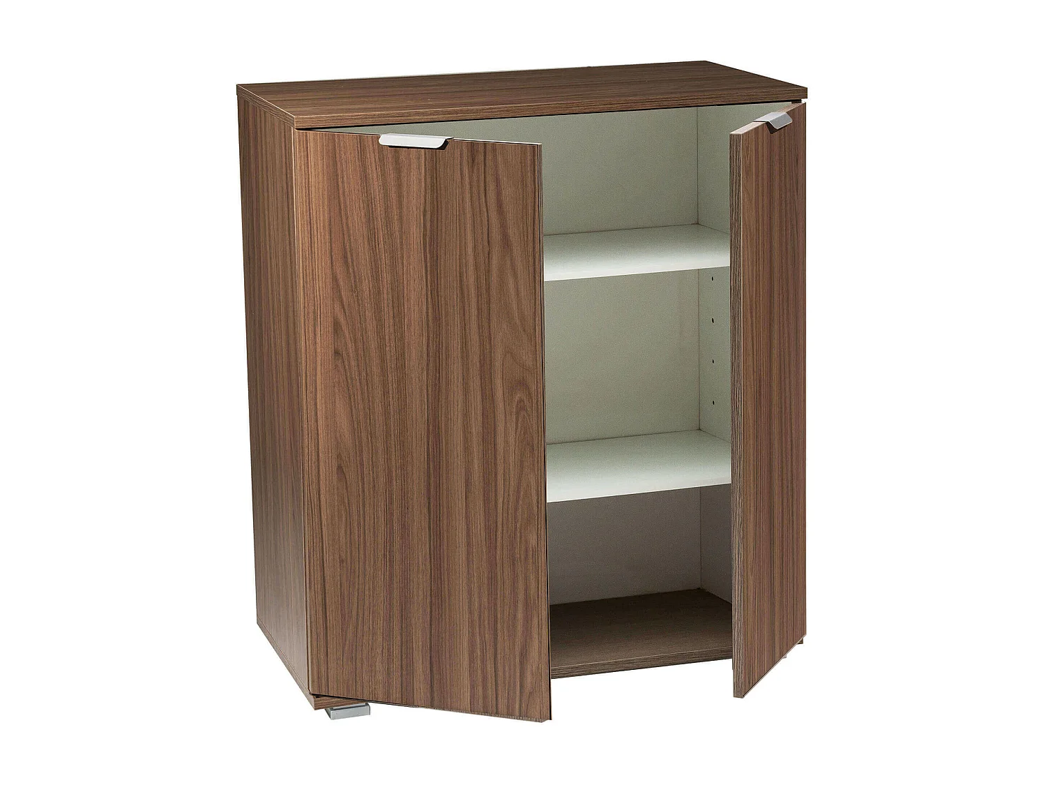 MilaniHome.it - armadietto con 2 ante per soggiorno cucina bagno fatto in Italia cm 75x38x85 hdi coloreMarrone