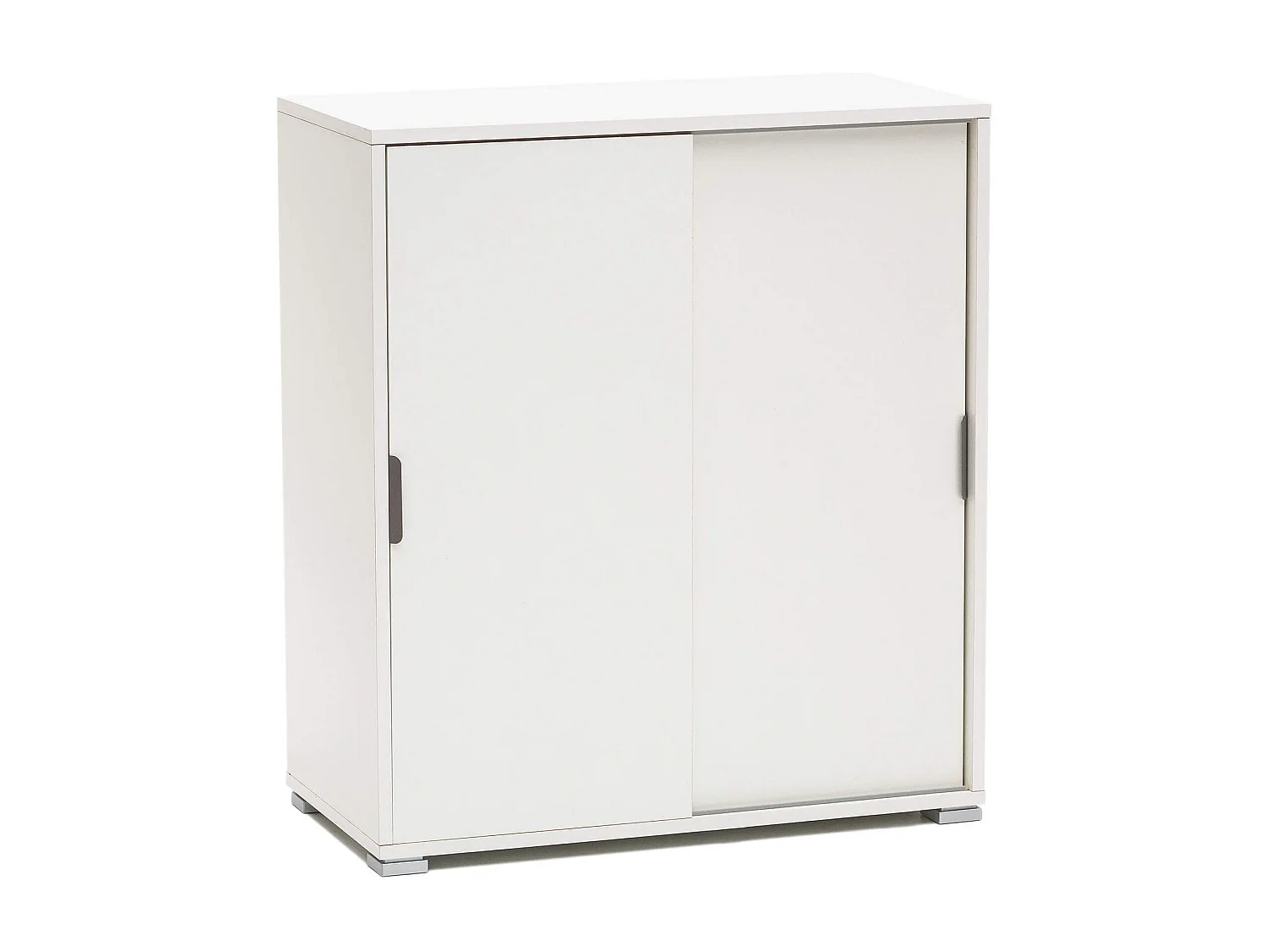 MilaniHome.it - armadietto con 2 ante per soggiorno cucina bagno fatto in Italia cm 75x38x85 hdi coloreBianco