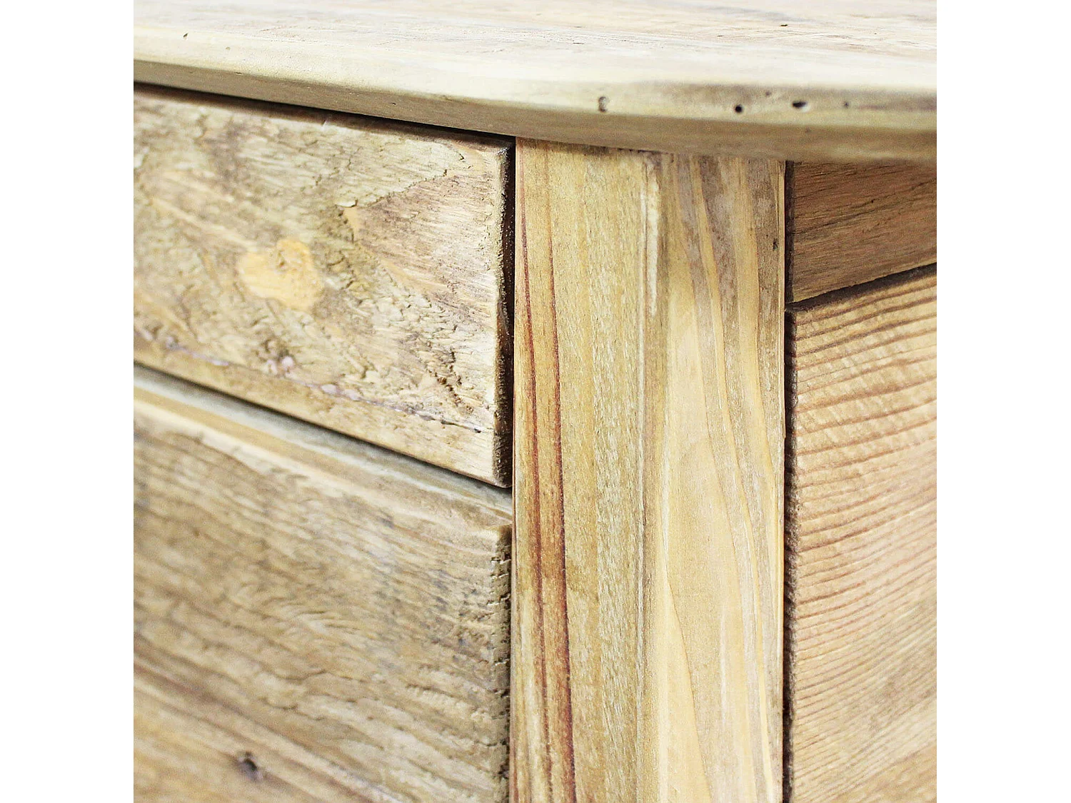 MilaniHome.it - comodino con cassettto e un anta di design moderno industrial cm 75 x 35 x 76 hdi coloreMarrone