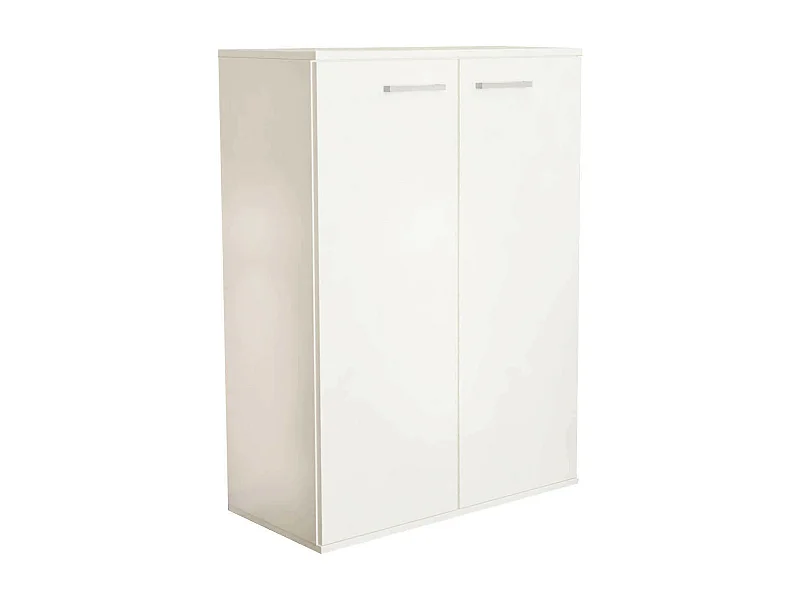 MilaniHome.it - armadietto con 2 ante per soggiorno cucina bagno cm 83 x 36 x 71 hdi coloreBianco