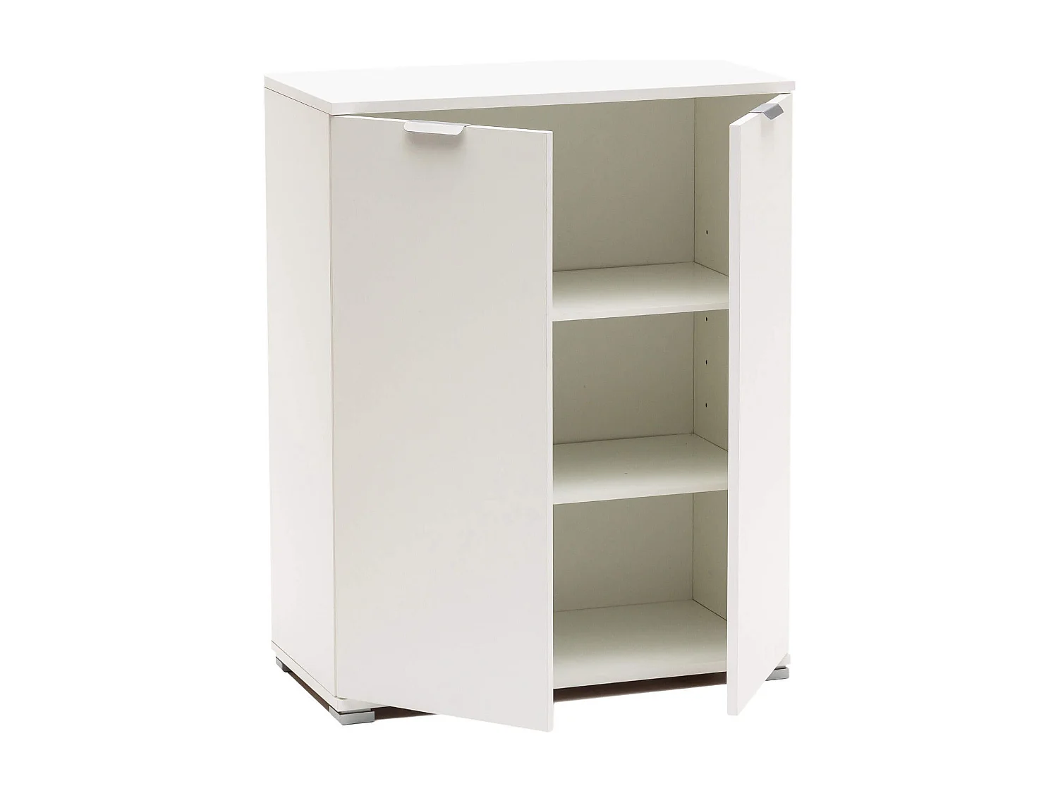 MilaniHome.it - armadietto 2 ante per soggiorno cucina bagno fatto in Italia cm 60x38x85 hdi coloreBianco