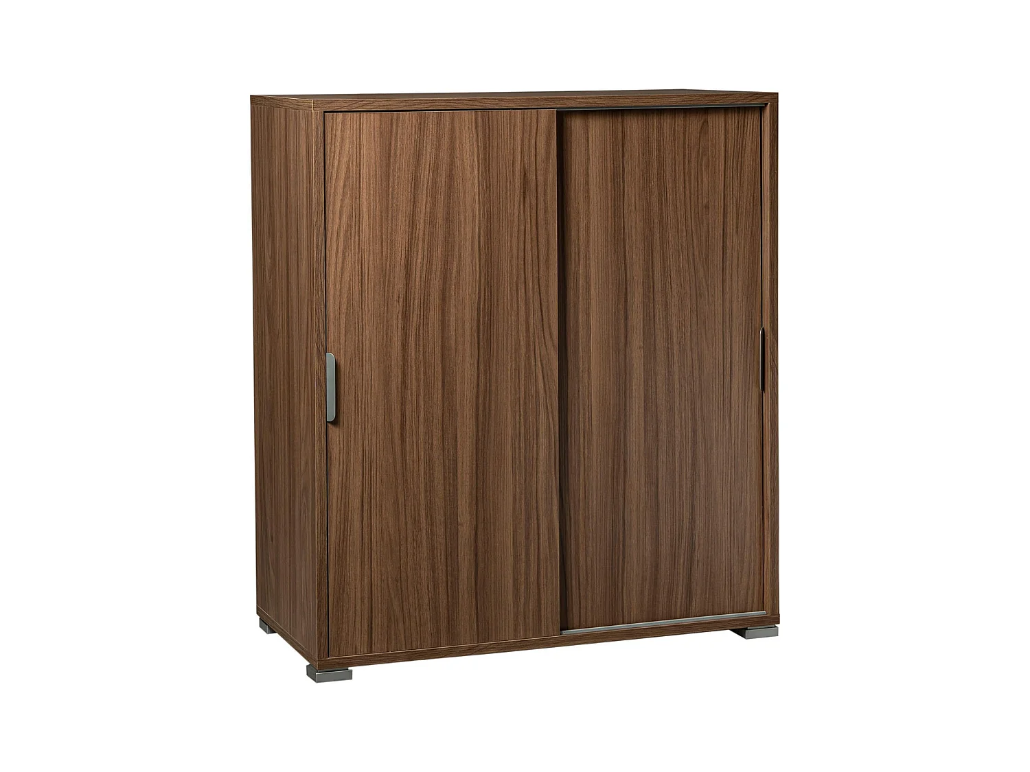 MilaniHome.it - armadietto con 2 ante per soggiorno cucina bagno fatto in Italia cm 75x38x85 hdi coloreMarrone