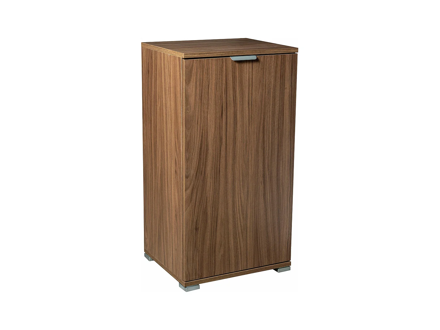 MilaniHome.it - armadietto un anta per soggiorno cucina bagno fatto in Italia cm 45x38x85 hdi coloreMarrone
