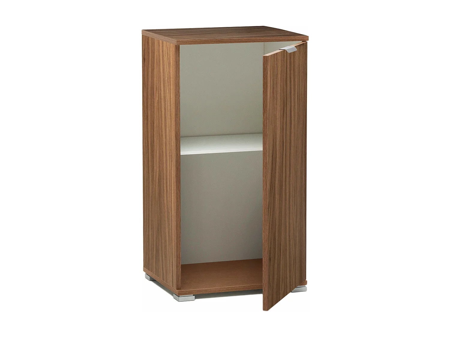 MilaniHome.it - armadietto un anta per soggiorno cucina bagno fatto in Italia cm 45x38x85 hdi coloreMarrone