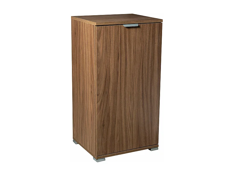 MilaniHome.it - armadietto un anta per soggiorno cucina bagno fatto in Italia cm 45x38x85 hdi coloreMarrone