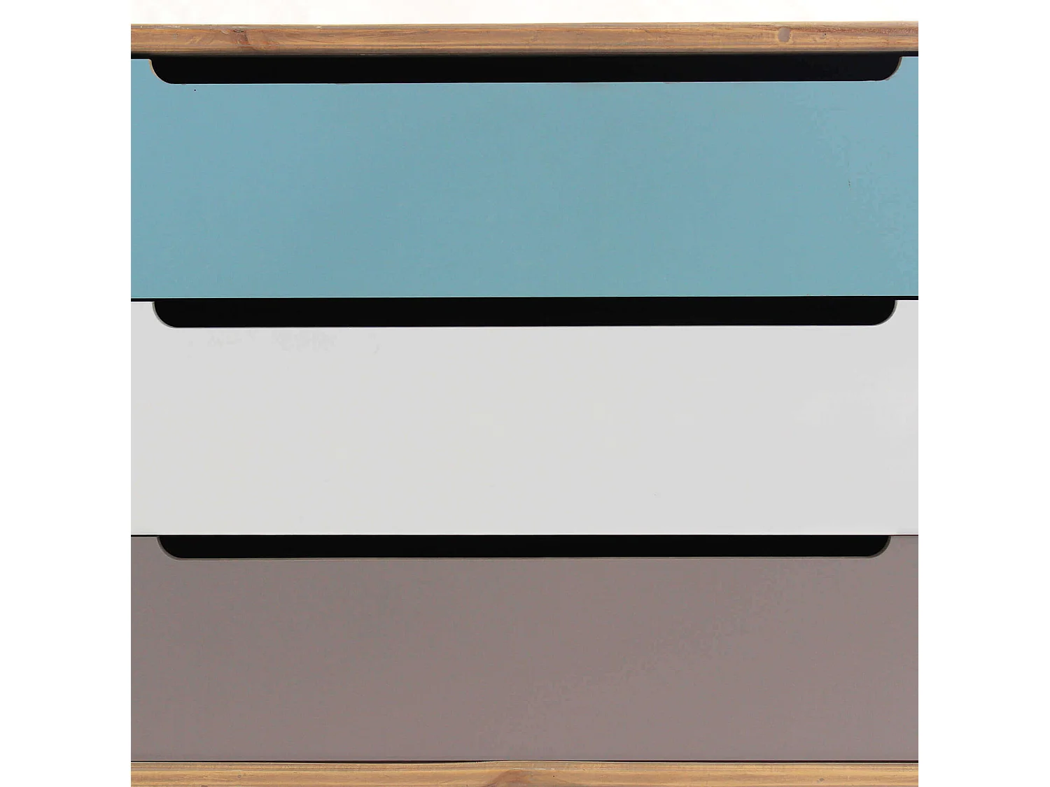 MilaniHome.it - Mobile 3 Cassetti 80x35,5x66,5 Per Interno Camera Cameretta Salotto Ingresso Cucinadi coloreMulticolor