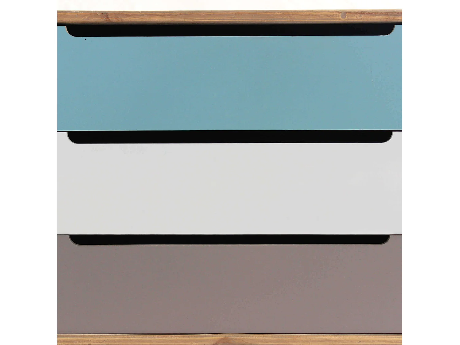 MilaniHome.it - Mobile 3 Cassetti 80x35,5x66,5 Per Interno Camera Cameretta Salotto Ingresso Cucinadi coloreMulticolor