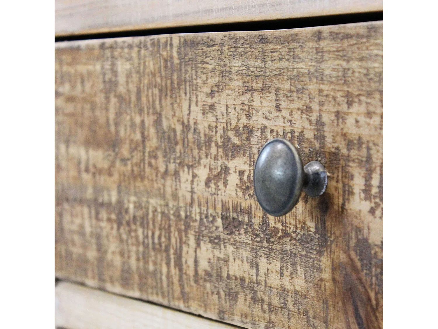 MilaniHome.it - Cassettiera In Legno Mobile Per Interno Con 5 Cassetti Di Design Stile Country Moderno Vintagedi coloreMulticolor